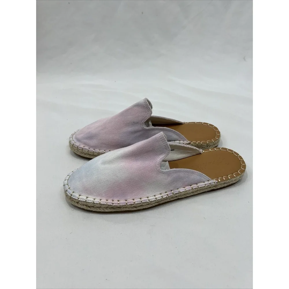 Splendid Women's Pastel Tie Dye Espadrille Size 10‎ Julia Slip On Mules Casual